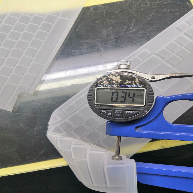 硅胶键盘防尘膜试模打样