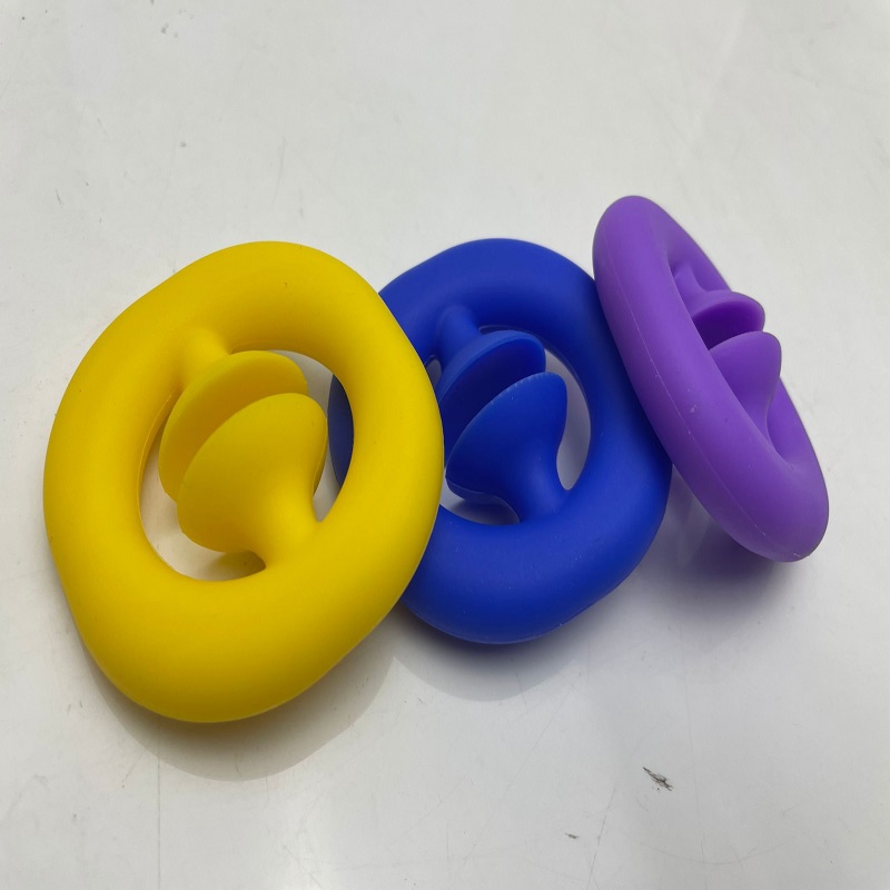 专业生产硅胶握力器 硅胶手掌训练器 硅胶带吸盘握力器定制厂家