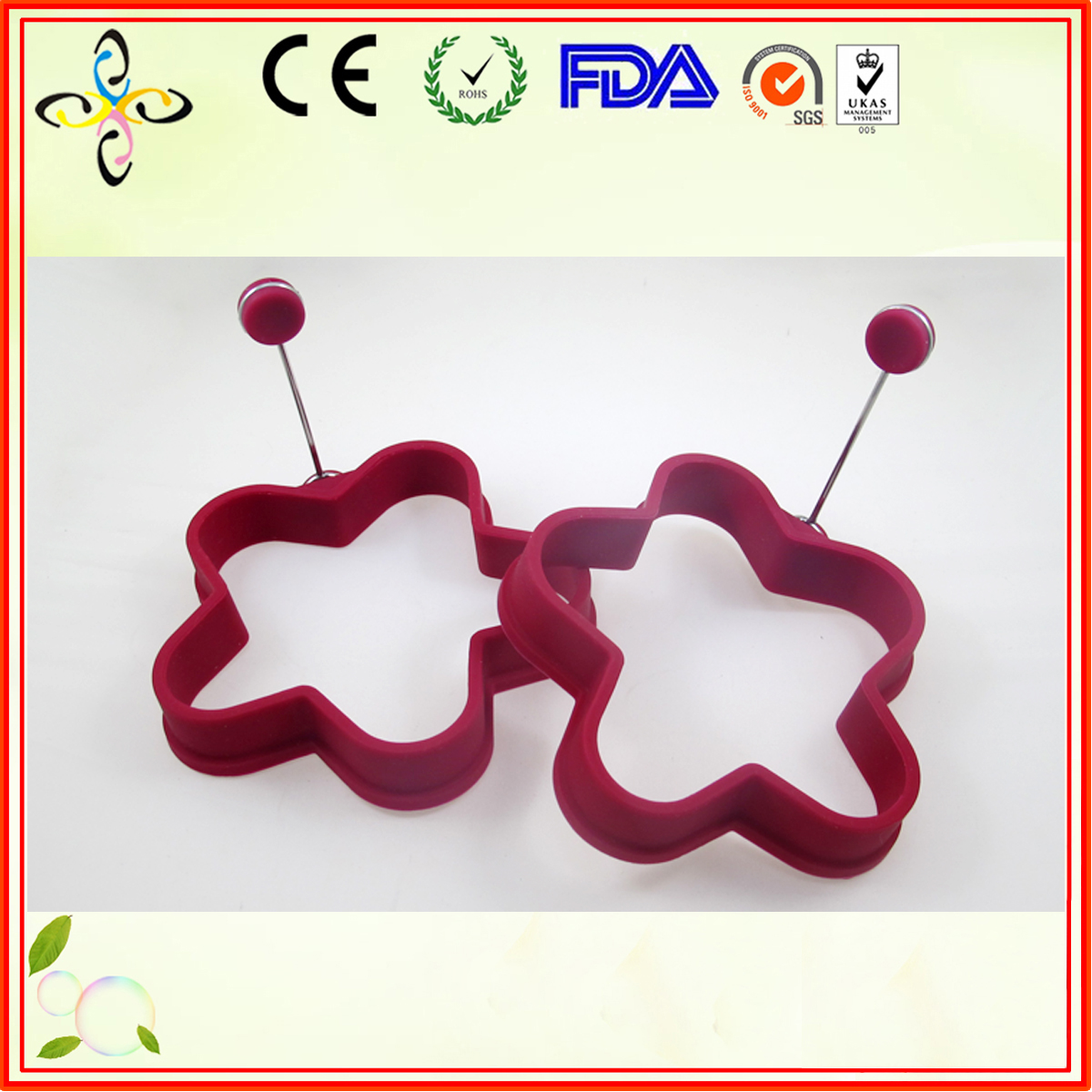 硅胶煎蛋器 硅胶心形煎蛋器 硅胶煎饼器