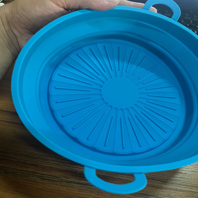 空气炸锅硅胶盘的作用！